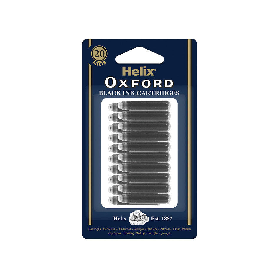 Helix Oxford Ink Cartridges Pack of 20 by Helix Oxford at Cult Pens