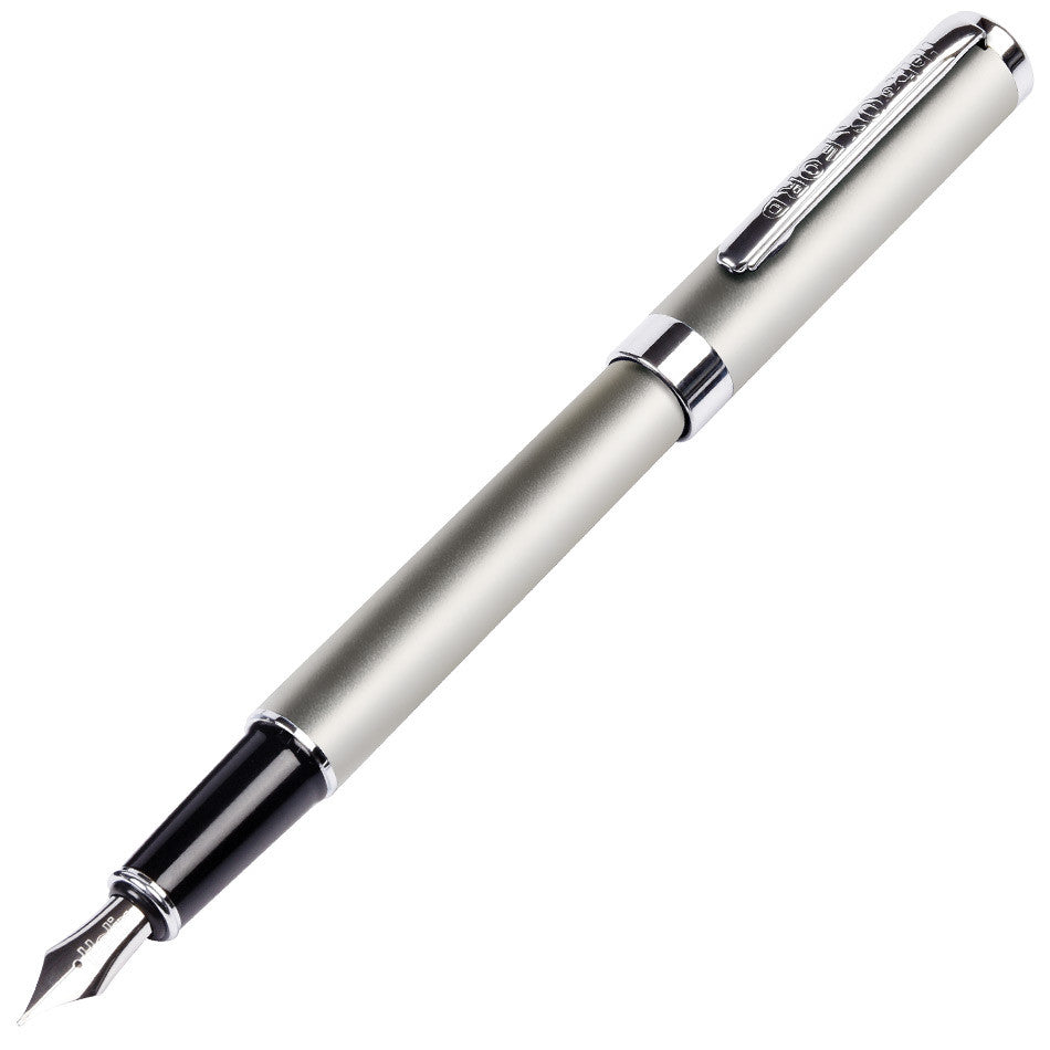 Helix Oxford Premium Writing Fountain Pen Stainless Steel by Helix Oxford at Cult Pens
