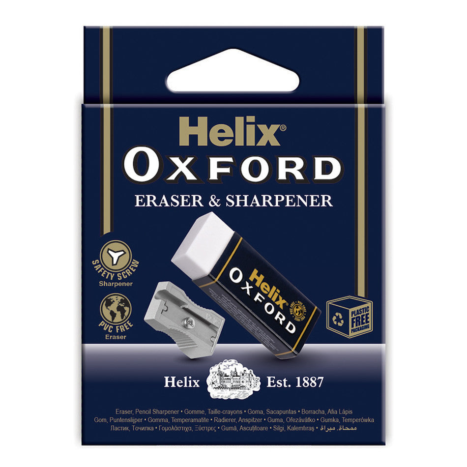 Helix Oxford Large Eraser and Sharpener Set by Helix Oxford at Cult Pens