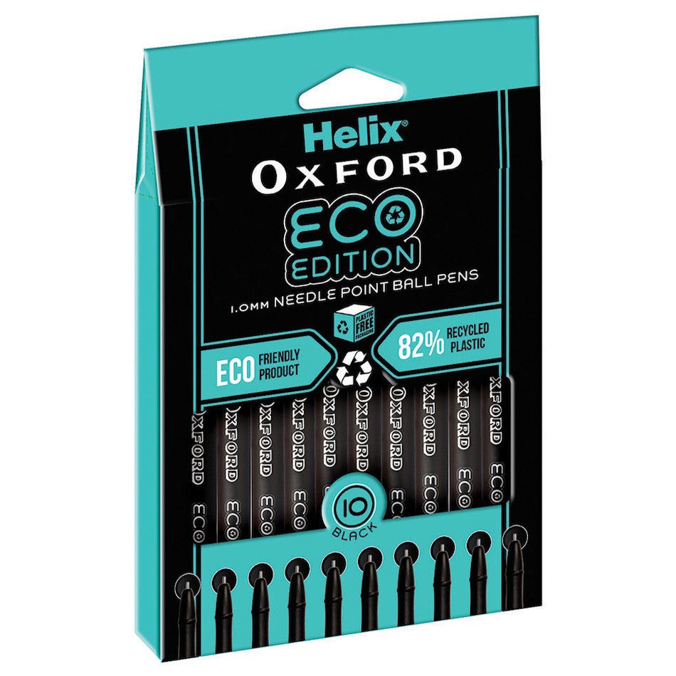 Helix Oxford Eco Ballpoint Pen Set of 10 by Helix Oxford at Cult Pens