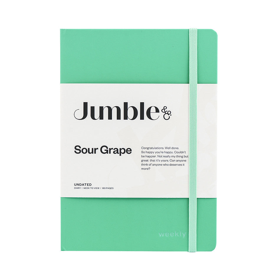 Jumble & Co Moodler A5 Week to View Undated Diary by Jumble & Co at Cult Pens