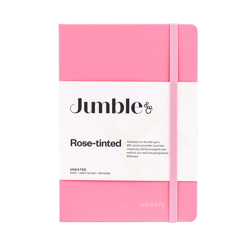 Jumble & Co Moodler B6 Week to View Undated Diary by Jumble & Co at Cult Pens