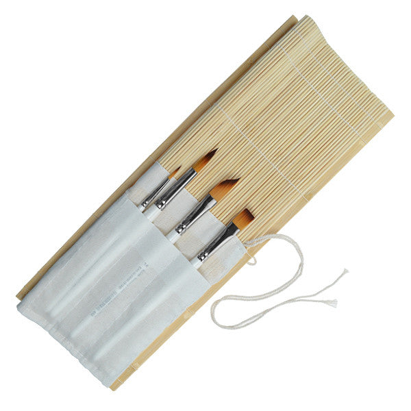 Jakar Bamboo Brush Roll by Jakar at Cult Pens