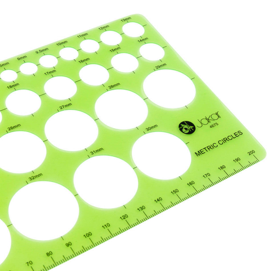 Jakar Metric Circles Template by Jakar at Cult Pens