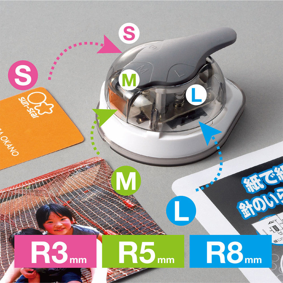 Sun-Star Kadomaru Pro Black Corner Cutter by Sun-Star at Cult Pens