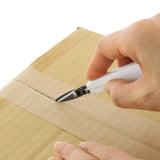 Sun-Star Stickyle Akeruno Scissors + Box Cutter White by Sun-Star at Cult Pens