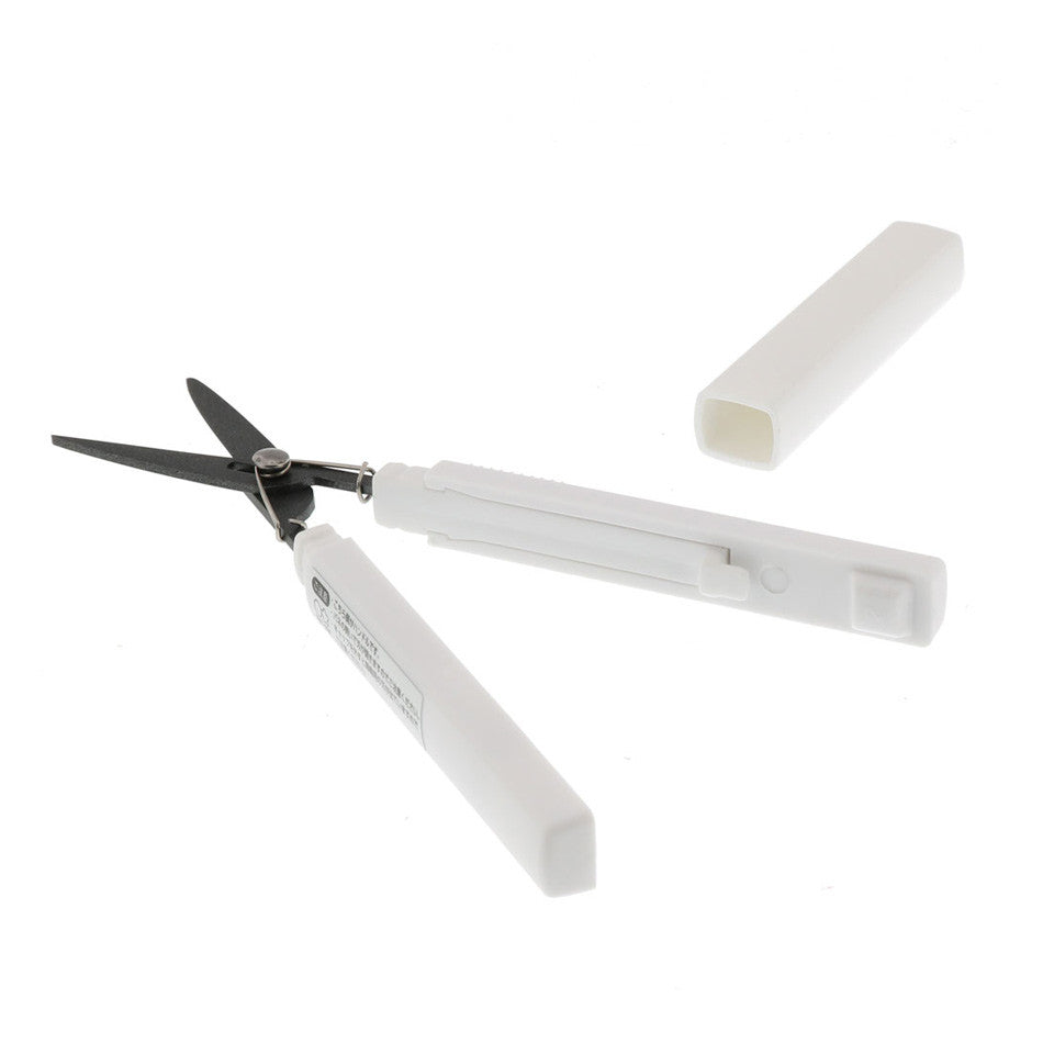 Sun-Star Stickyle Akeruno Scissors + Box Cutter White by Sun-Star at Cult Pens