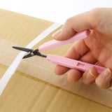 Sun-Star Stickyle Akeruno Scissors + Box Cutter Pink by Sun-Star at Cult Pens