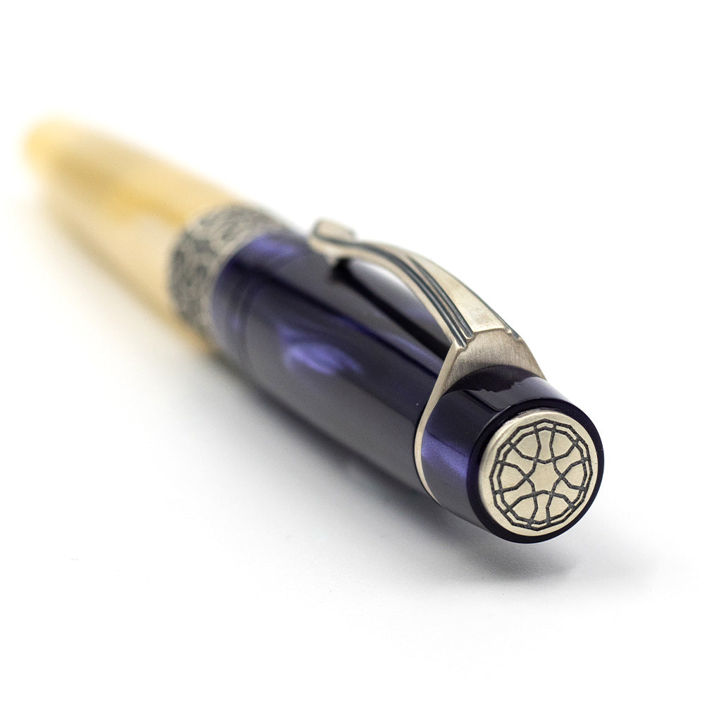 Kilk Celestial Fountain Pen Purple & Cream by Kilk at Cult Pens