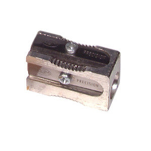 KUM Magnesium Block Single Hole Sharpener with 2 Spare Blades 400-1E by KUM at Cult Pens