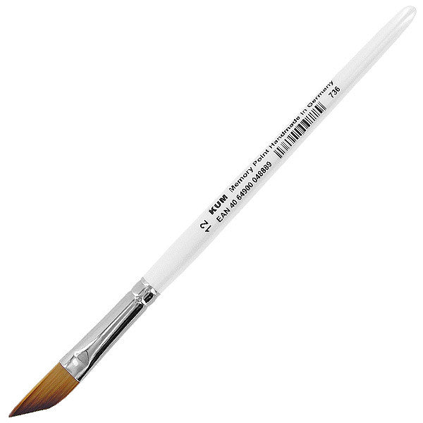 KUM Memory Point Angled Shader Paintbrush by KUM at Cult Pens