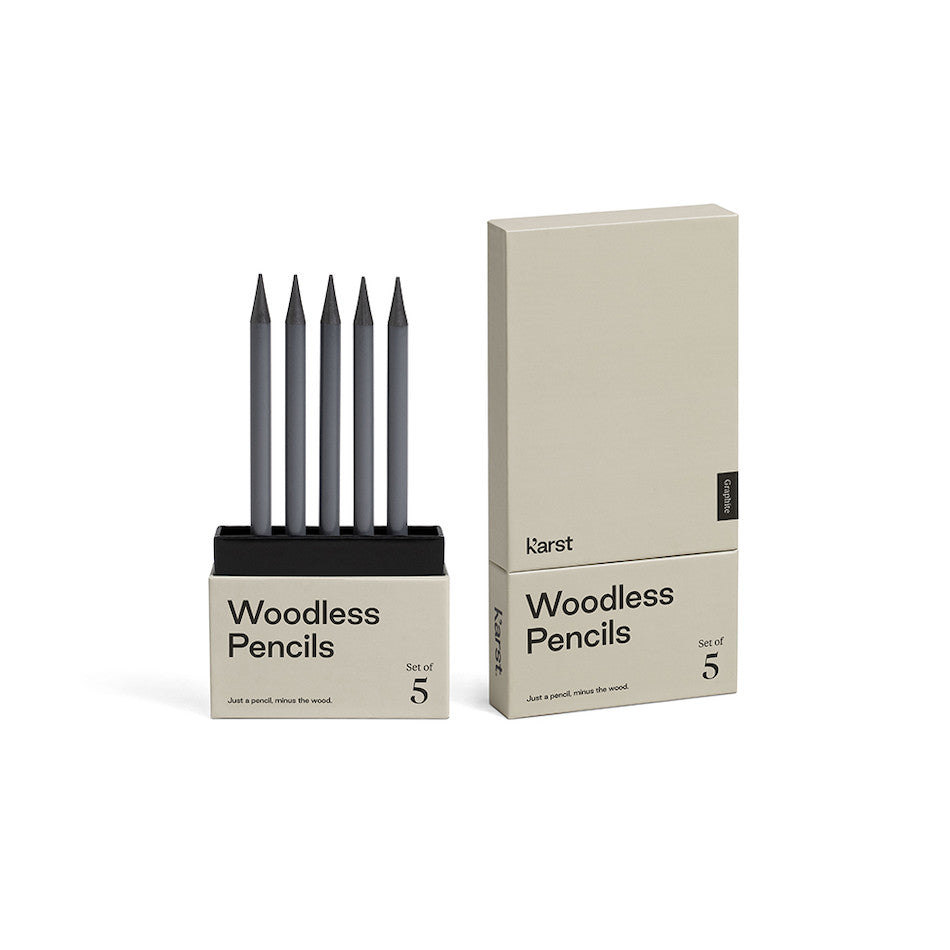 Karst Woodless Pencils 2B Set of 5 by Karst at Cult Pens