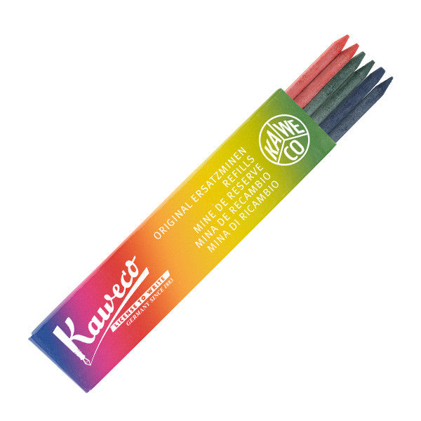 Kaweco Coloured Lead 3.2mm Assorted Set of 6 by Kaweco at Cult Pens