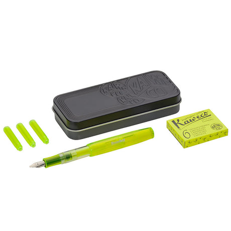 Kaweco Ice Sport Marker Set Glowing Yellow by Kaweco at Cult Pens