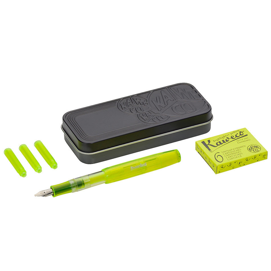 Kaweco Ice Sport Marker Set Glowing Yellow by Kaweco at Cult Pens