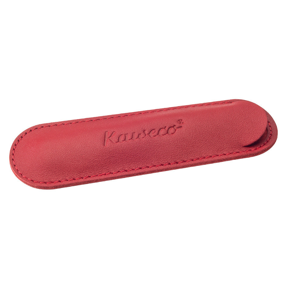 Kaweco Eco Leather Pen Pouch for One Sport Pen Chilli Pepper by Kaweco at Cult Pens
