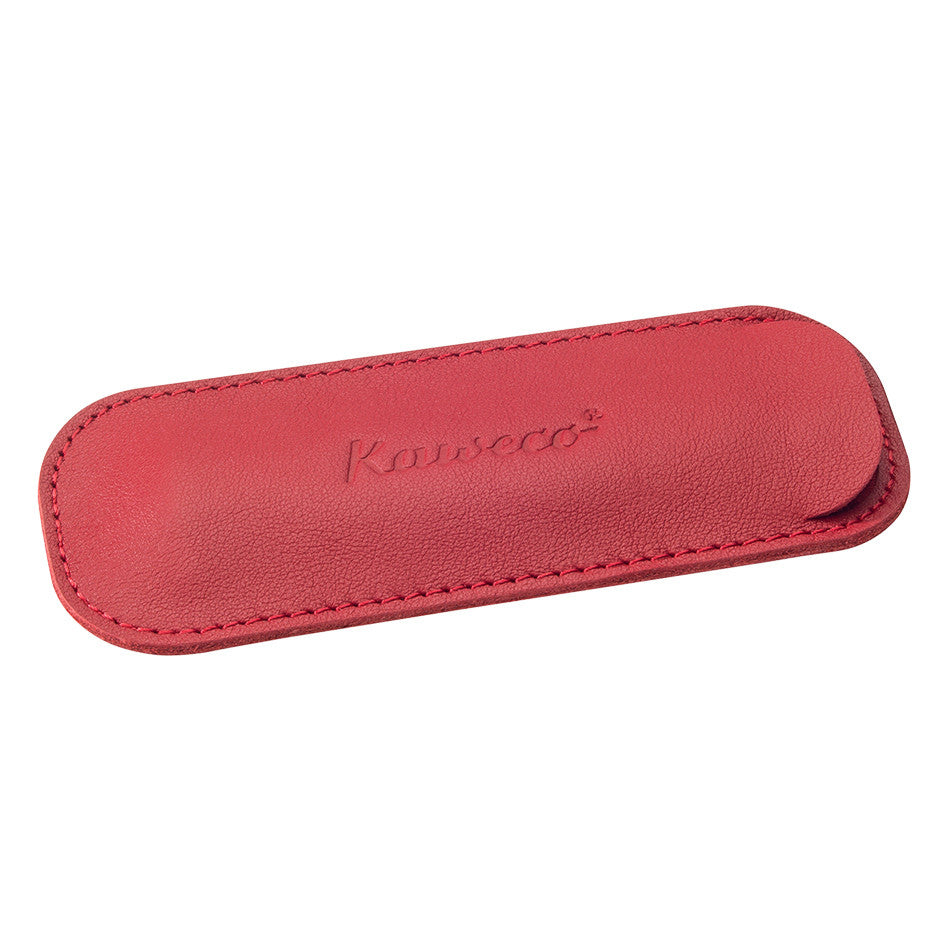 Kaweco Eco Leather Pen Pouch for Two Sport Pens Chilli Pepper by Kaweco at Cult Pens