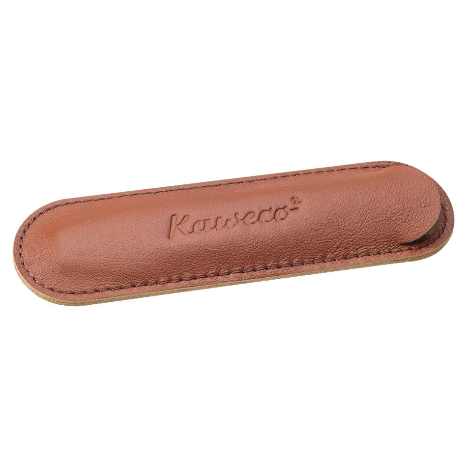 Eco Leather Pen Pouch One Sport Pen Brandy
