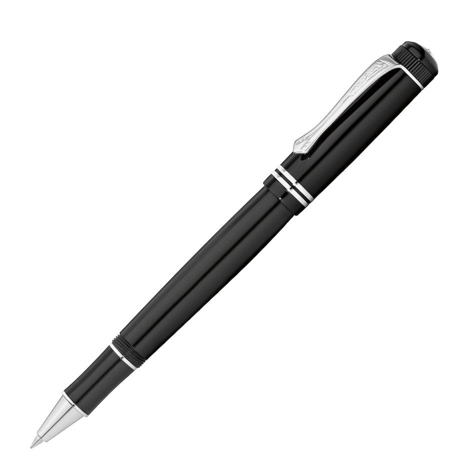 Kaweco Dia 2 Rollerball Pen Black with Chrome Trim by Kaweco at Cult Pens