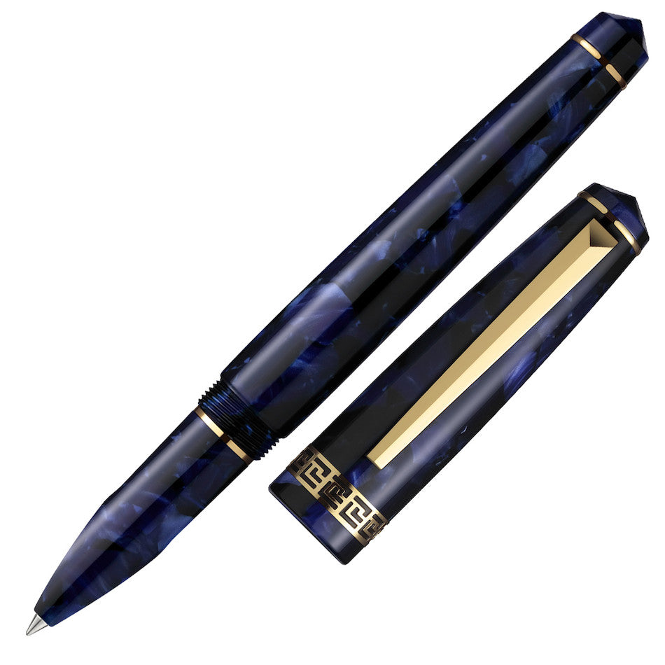 Laban Rosa Rollerball Pen Blue Marble by Laban at Cult Pens