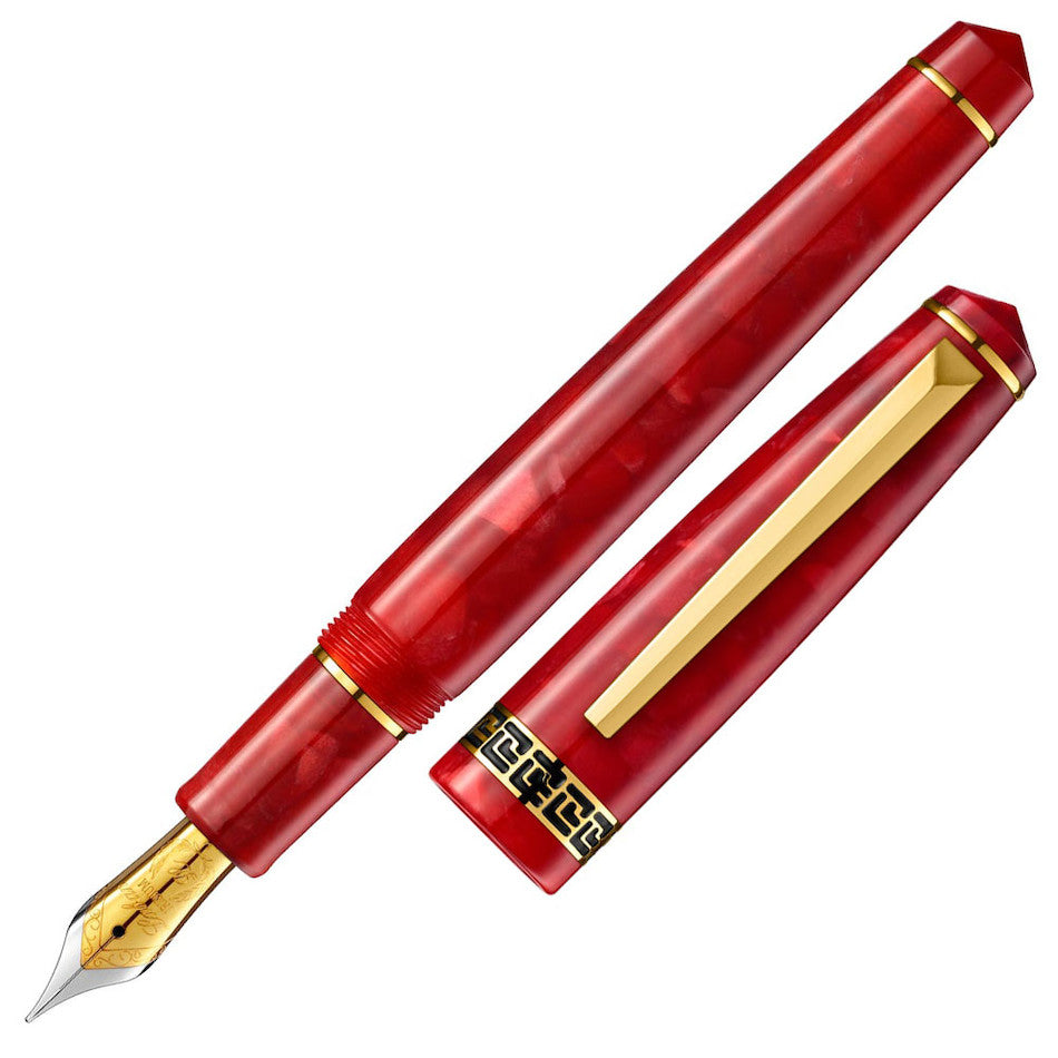 Laban Rosa Fountain Pen Passion Red by Laban at Cult Pens