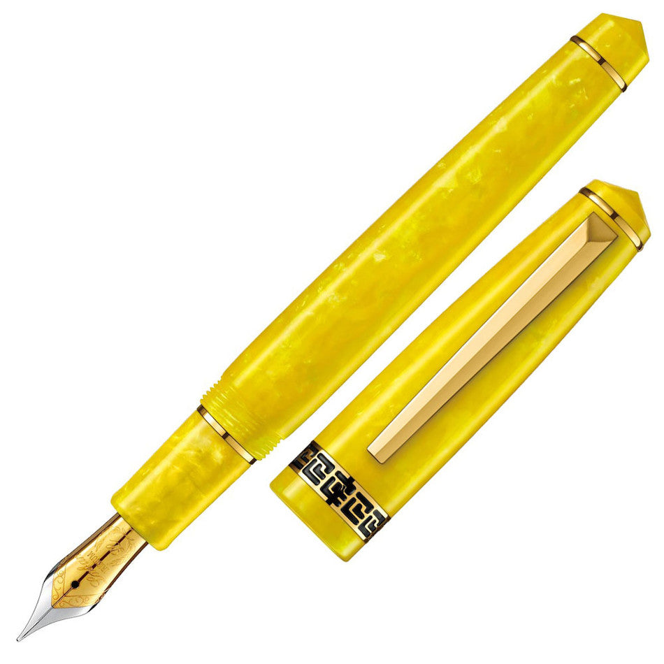Laban Rosa Fountain Pen Sunny Yellow by Laban at Cult Pens