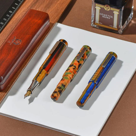 Laban Pocket Fountain Pen Seastar Blue by Laban at Cult Pens