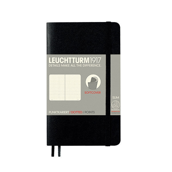 LEUCHTTURM1917 Softcover Notebook Pocket Black