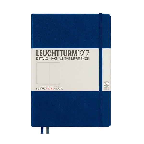 LEUCHTTURM1917 Hardcover Notebook Medium Navy by LEUCHTTURM1917 at Cult Pens