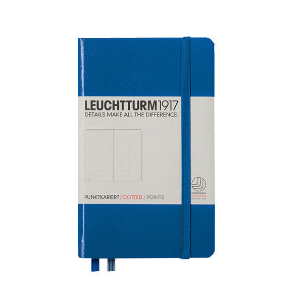 LEUCHTTURM1917 Hardcover Notebook Pocket Royal Blue by LEUCHTTURM1917 at Cult Pens