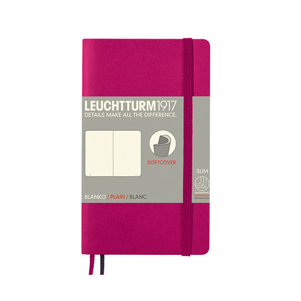 LEUCHTTURM1917 Softcover Notebook Pocket Berry by LEUCHTTURM1917 at Cult Pens