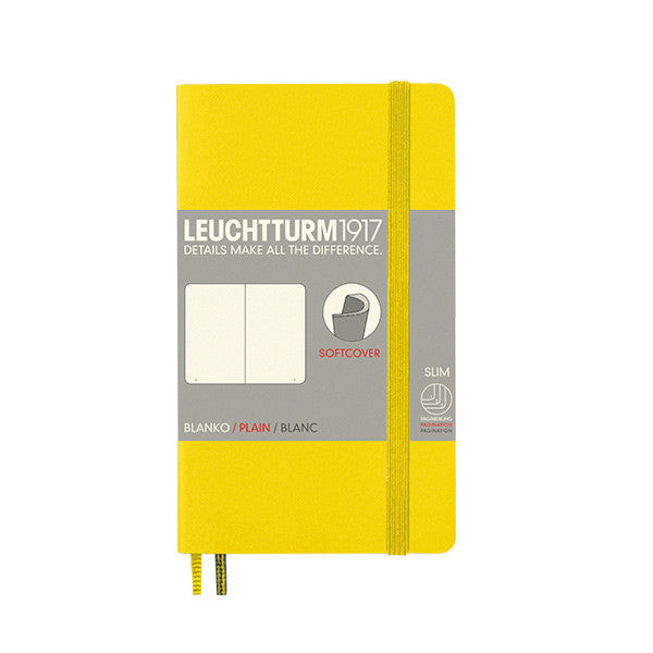 LEUCHTTURM1917 Softcover Notebook Pocket Lemon by LEUCHTTURM1917 at Cult Pens