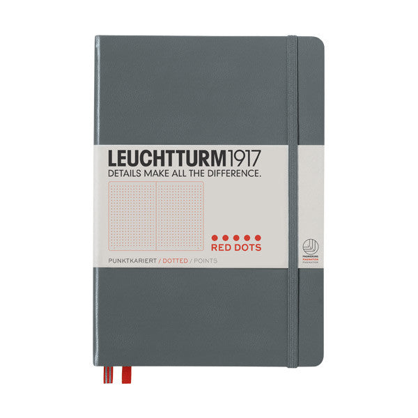 LEUCHTTURM1917 Hardcover Notebook Medium Red Dot Edition by LEUCHTTURM1917 at Cult Pens