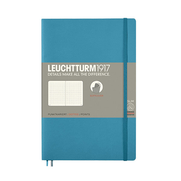 LEUCHTTURM1917 Softcover Notebook B6+ Nordic Blue by LEUCHTTURM1917 at Cult Pens