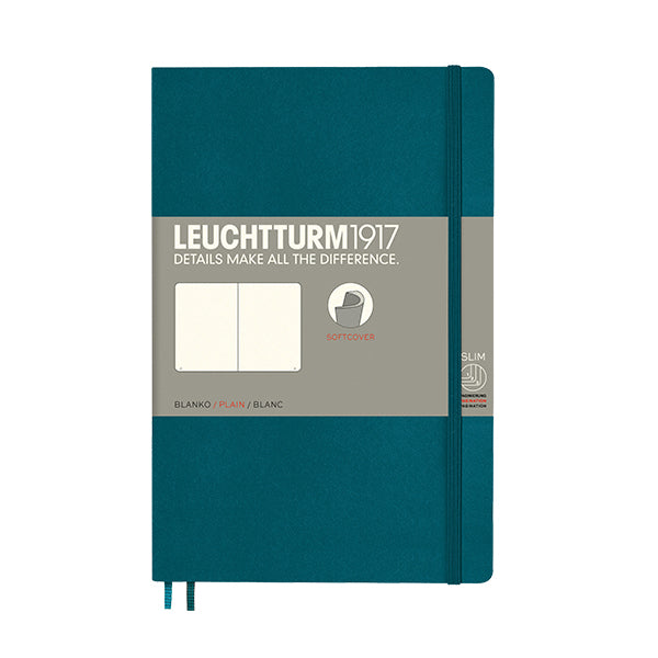 LEUCHTTURM1917 Softcover Notebook B6+ Pacific Green by LEUCHTTURM1917 at Cult Pens