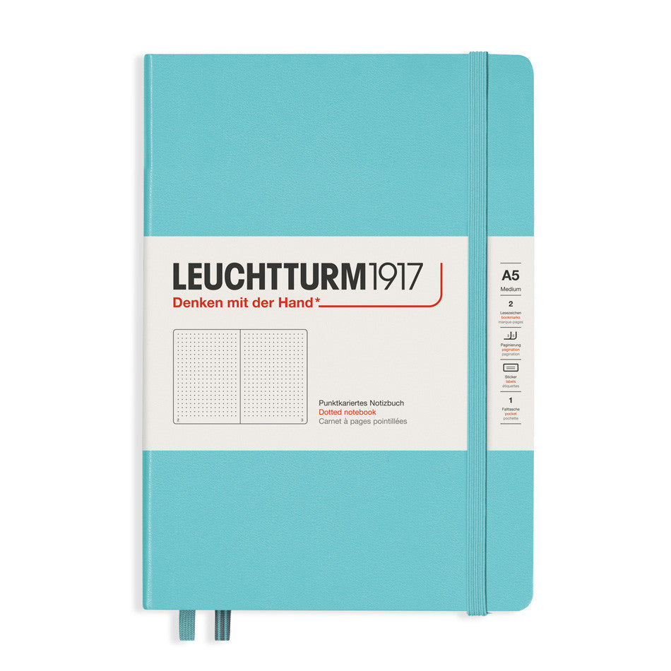LEUCHTTURM1917 Hardcover Notebook Medium Aquamarine by LEUCHTTURM1917 at Cult Pens