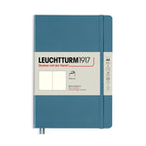 LEUCHTTURM1917 Softcover Medium Notebook Stone Blue by LEUCHTTURM1917 at Cult Pens