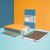 LEUCHTTURM1917 Softcover Medium Notebook Stone Blue by LEUCHTTURM1917 at Cult Pens