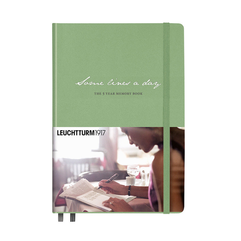 LEUCHTTURM1917 Some Lines a Day Five Year Memory Book Sage by LEUCHTTURM1917 at Cult Pens