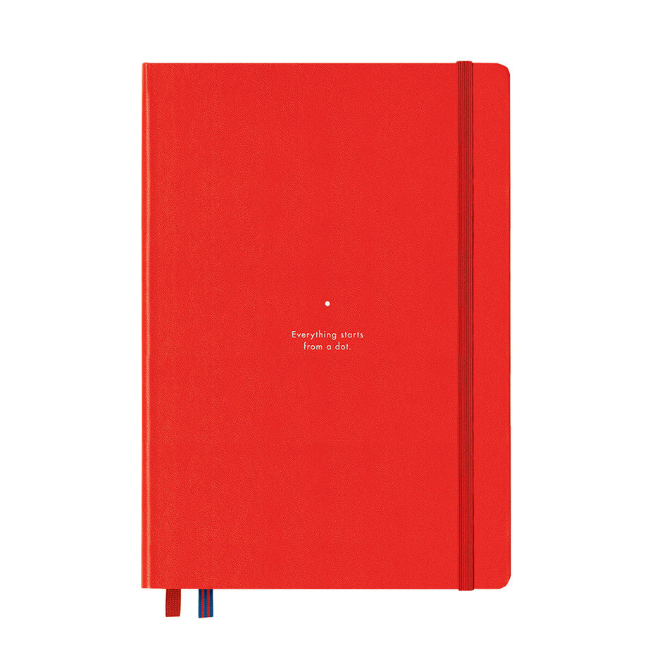 LEUCHTTURM1917 Bauhaus Edition Hardcover Notebook Medium Red Dotted by LEUCHTTURM1917 at Cult Pens