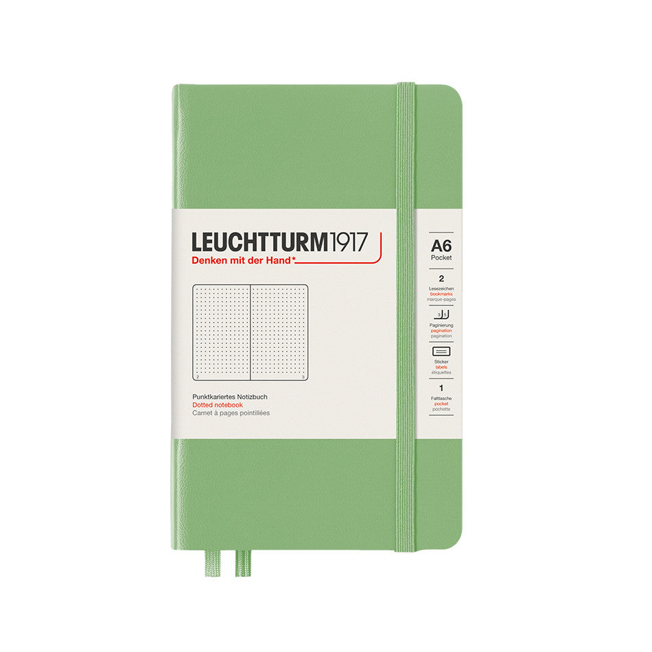 LEUCHTTURM1917 Hardcover Notebook Pocket Sage by LEUCHTTURM1917 at Cult Pens