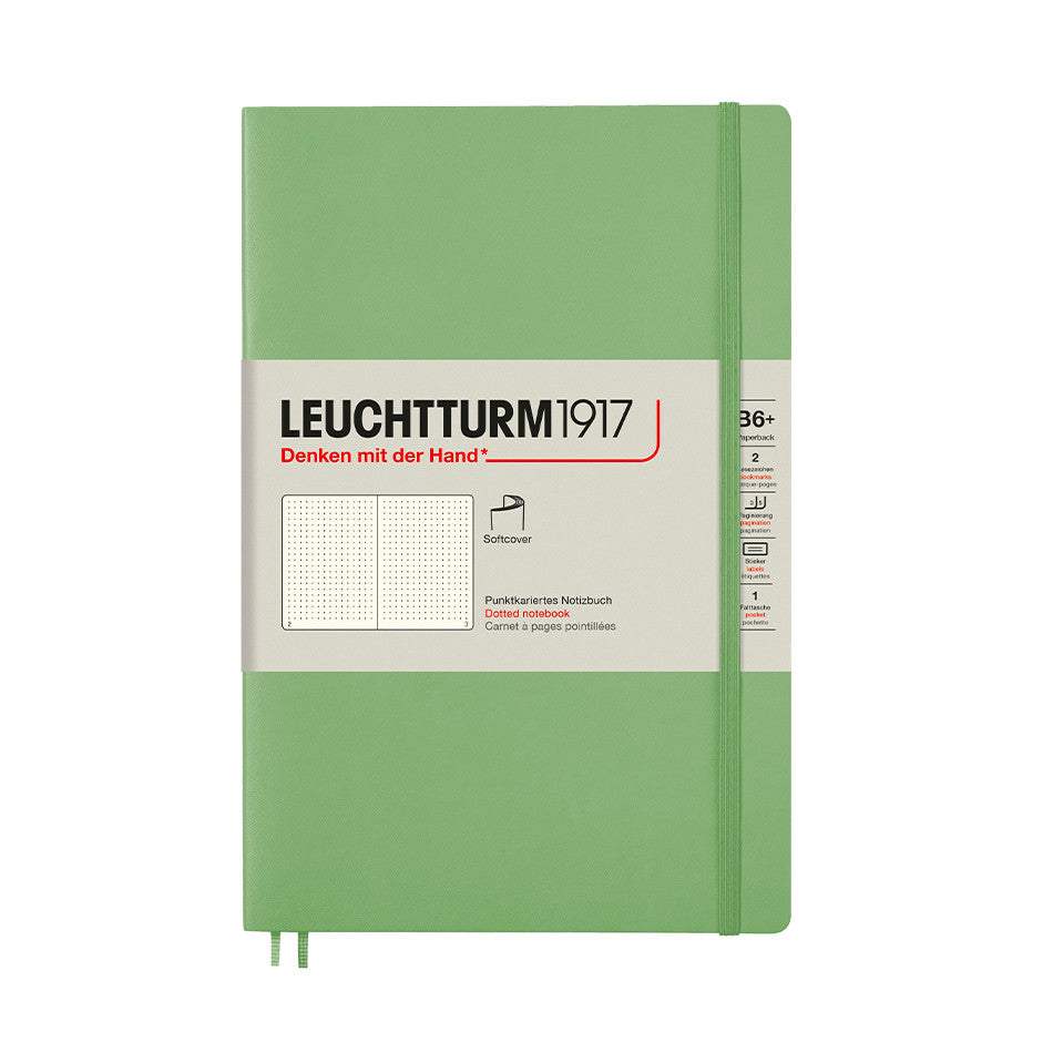 LEUCHTTURM1917 Softcover Notebook B6+ Sage by LEUCHTTURM1917 at Cult Pens