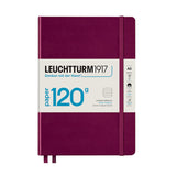 LEUCHTTURM1917 120g Notebook Edition Medium Port Red by LEUCHTTURM1917 at Cult Pens