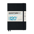 LEUCHTTURM1917 120g Notebook Edition Medium Black by LEUCHTTURM1917 at Cult Pens