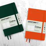 LEUCHTTURM1917 Paperback Outlines Notebook Walden Green Dotted by LEUCHTTURM1917 at Cult Pens