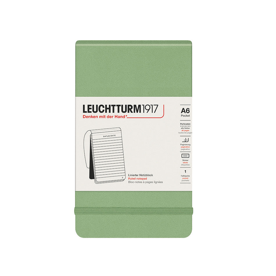 LEUCHTTURM1917 Reporter Notepad Sage by LEUCHTTURM1917 at Cult Pens