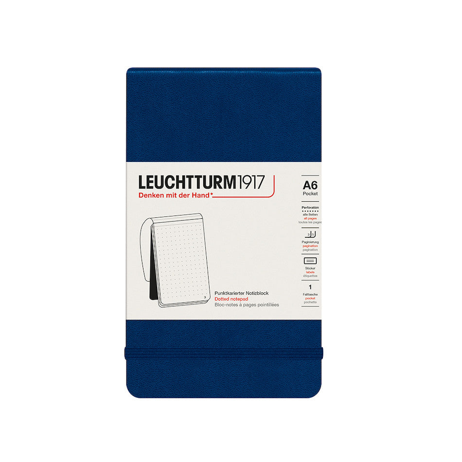 LEUCHTTURM1917 Reporter Notepad Navy by LEUCHTTURM1917 at Cult Pens
