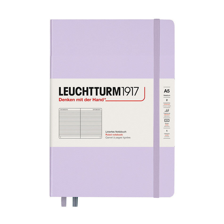 LEUCHTTURM1917 Hardcover Notebook Medium Lilac by LEUCHTTURM1917 at Cult Pens