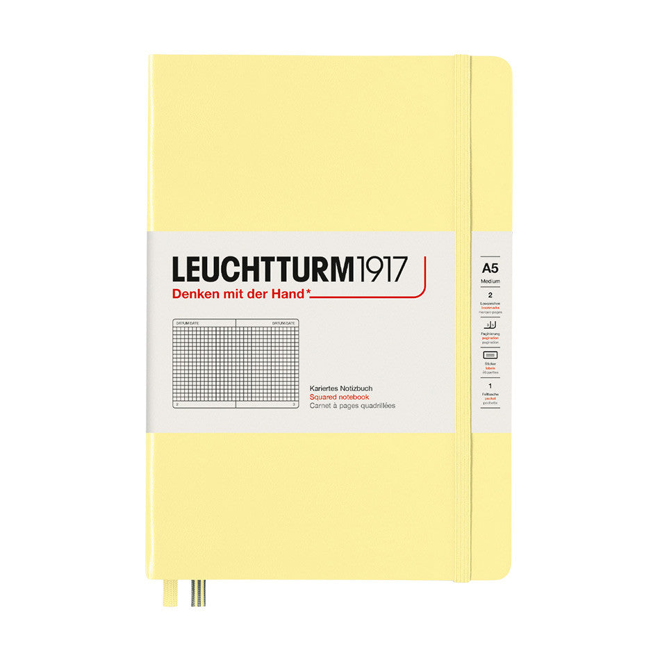 LEUCHTTURM1917 Hardcover Notebook Medium Vanilla by LEUCHTTURM1917 at Cult Pens