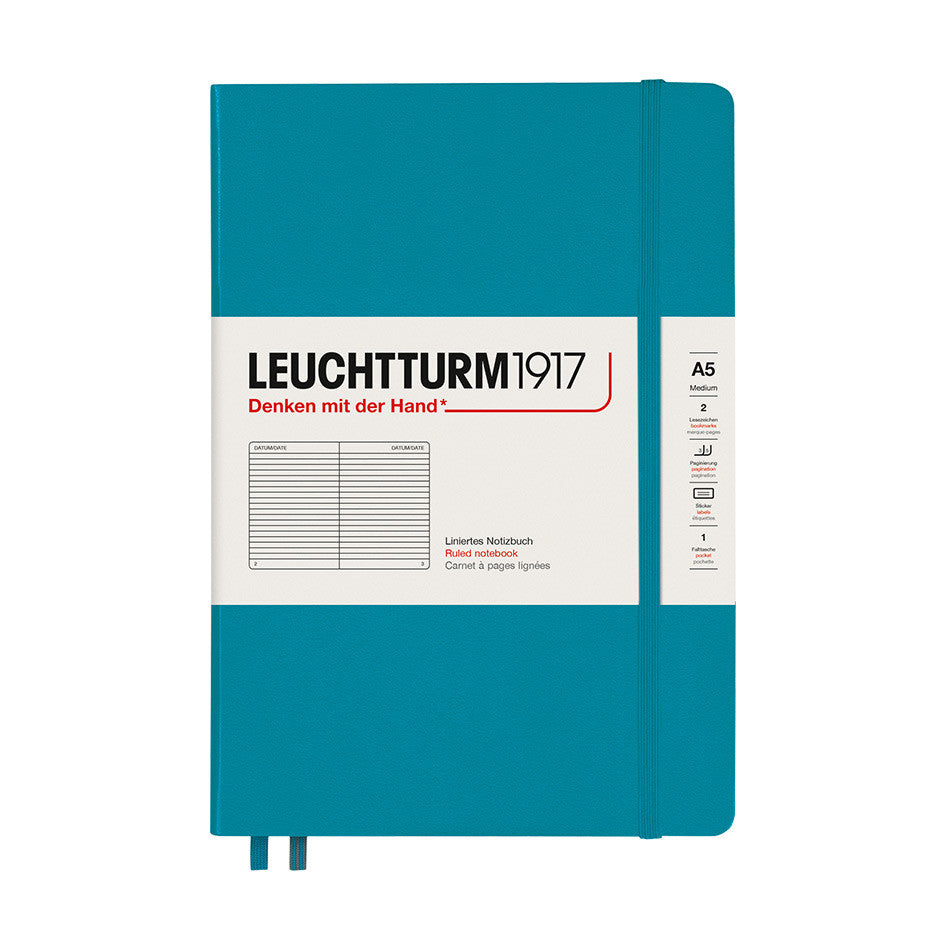 LEUCHTTURM1917 Hardcover Notebook Medium Ocean by LEUCHTTURM1917 at Cult Pens